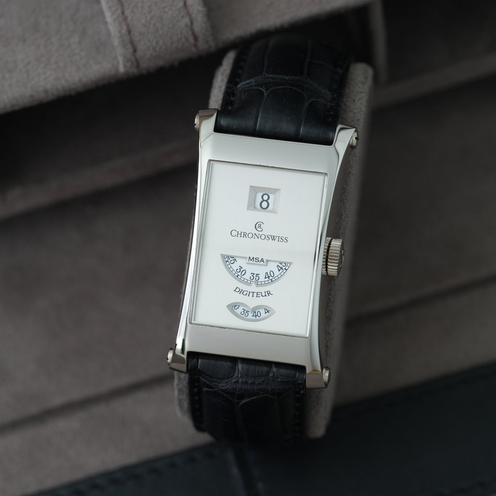 Chronoswiss Digiteur MSA Ref. CH1370 NOS Platin 'Full Set' Limitiert auf 33