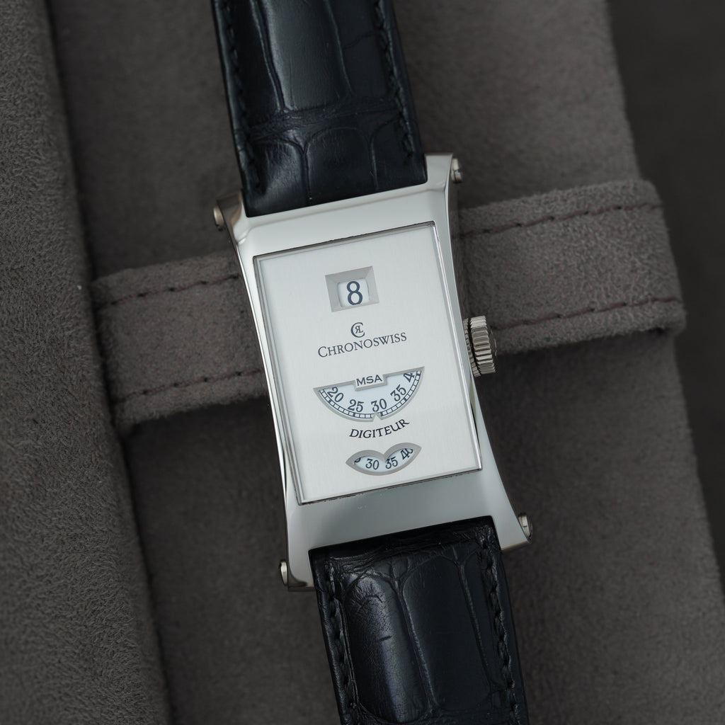 Chronoswiss Digiteur MSA Ref. CH1370 NOS Platin 'Full Set' Limitiert auf 33