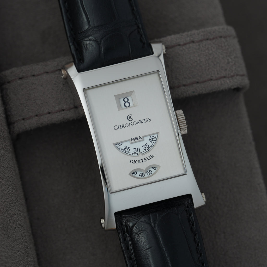 Chronoswiss Digiteur MSA Ref. CH1370 NOS Platin 'Full Set' Limitiert auf 33