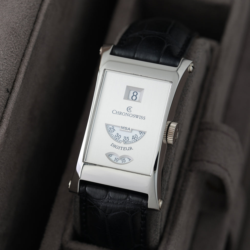 Chronoswiss Digiteur MSA Ref. CH1370 NOS Platin 'Full Set' Limitiert auf 33