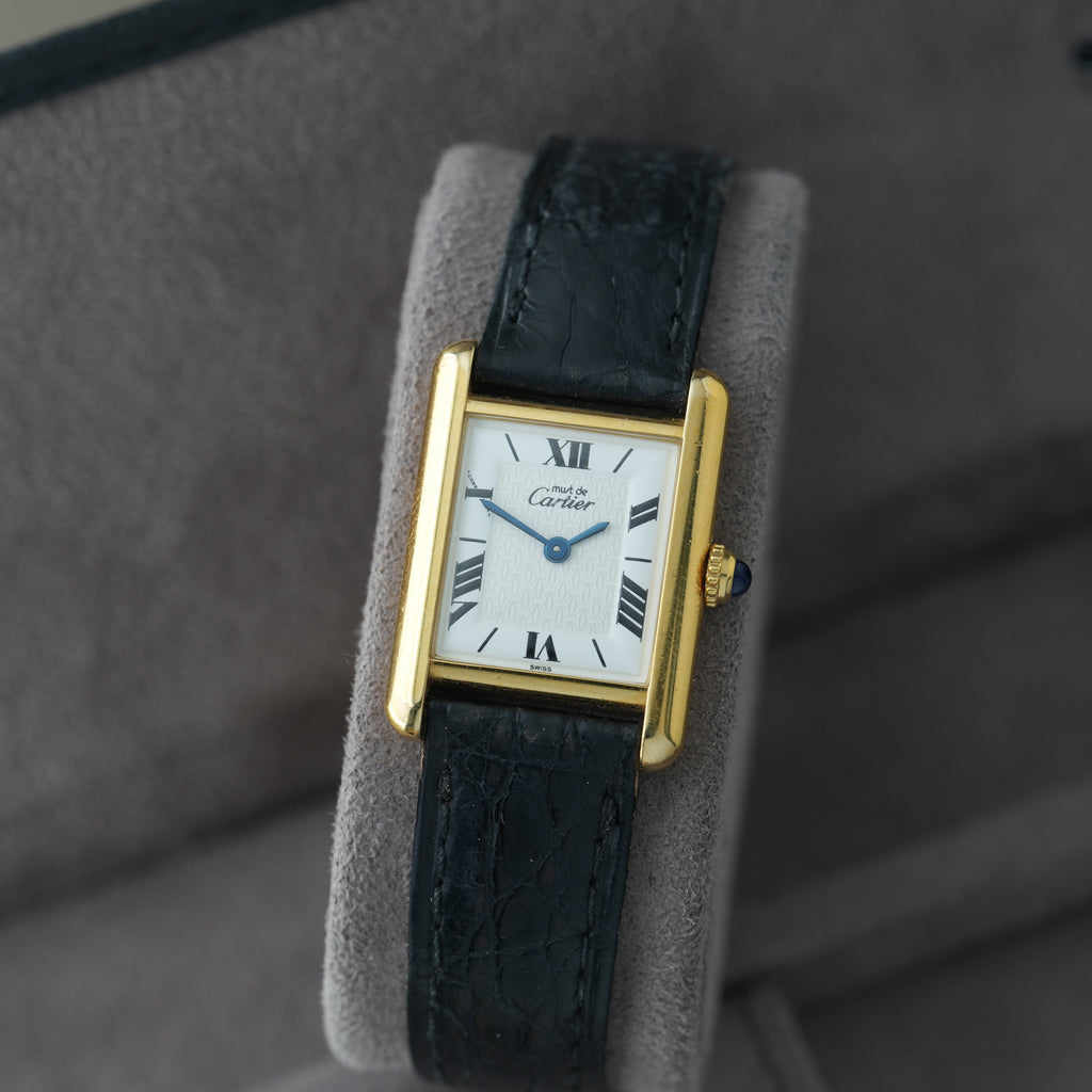 Cartier Tank Vermeil Ref. 1613 'Cartier Faltschließe' 20x28mm
