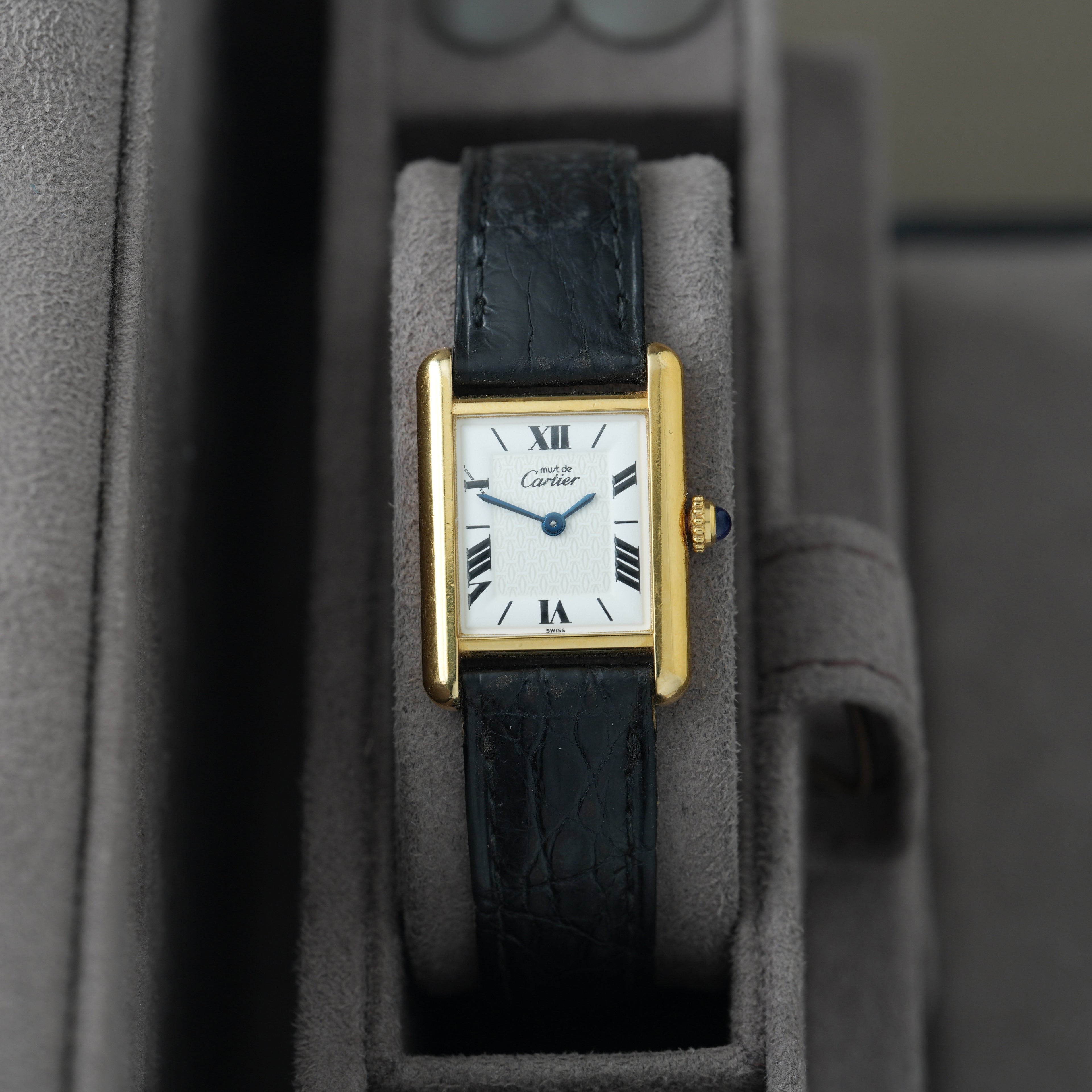 Cartier Tank Vermeil Ref. 1613 'Cartier Faltschließe' 20x28mm