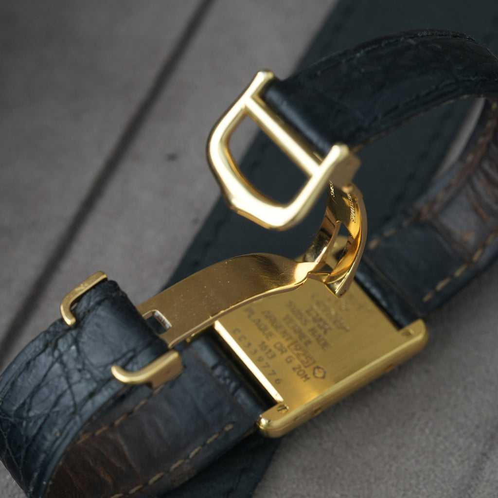 Cartier Tank Vermeil Ref. 1613 'Cartier Faltschließe' 20x28mm
