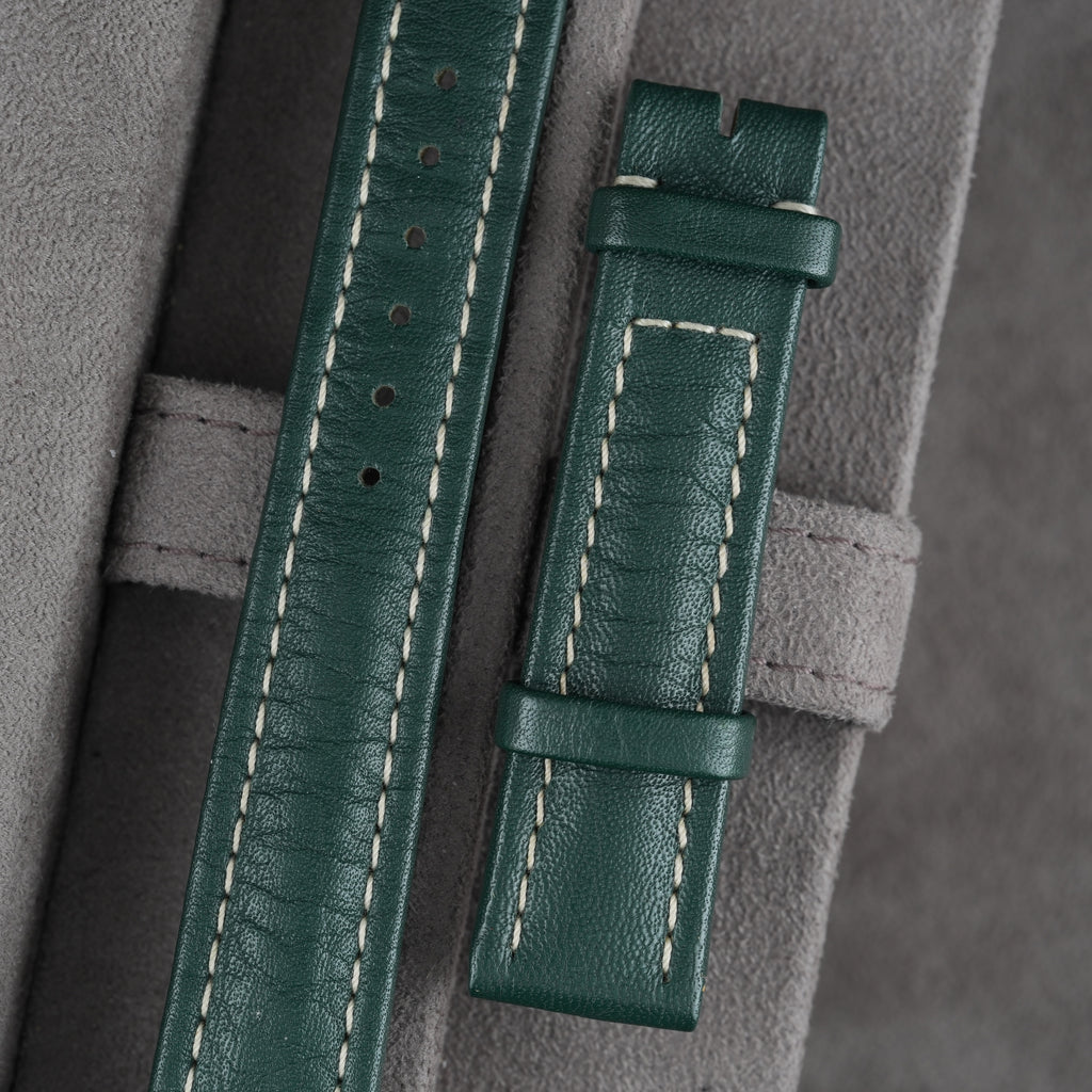 Breitling Lederarmband 18mm Grün