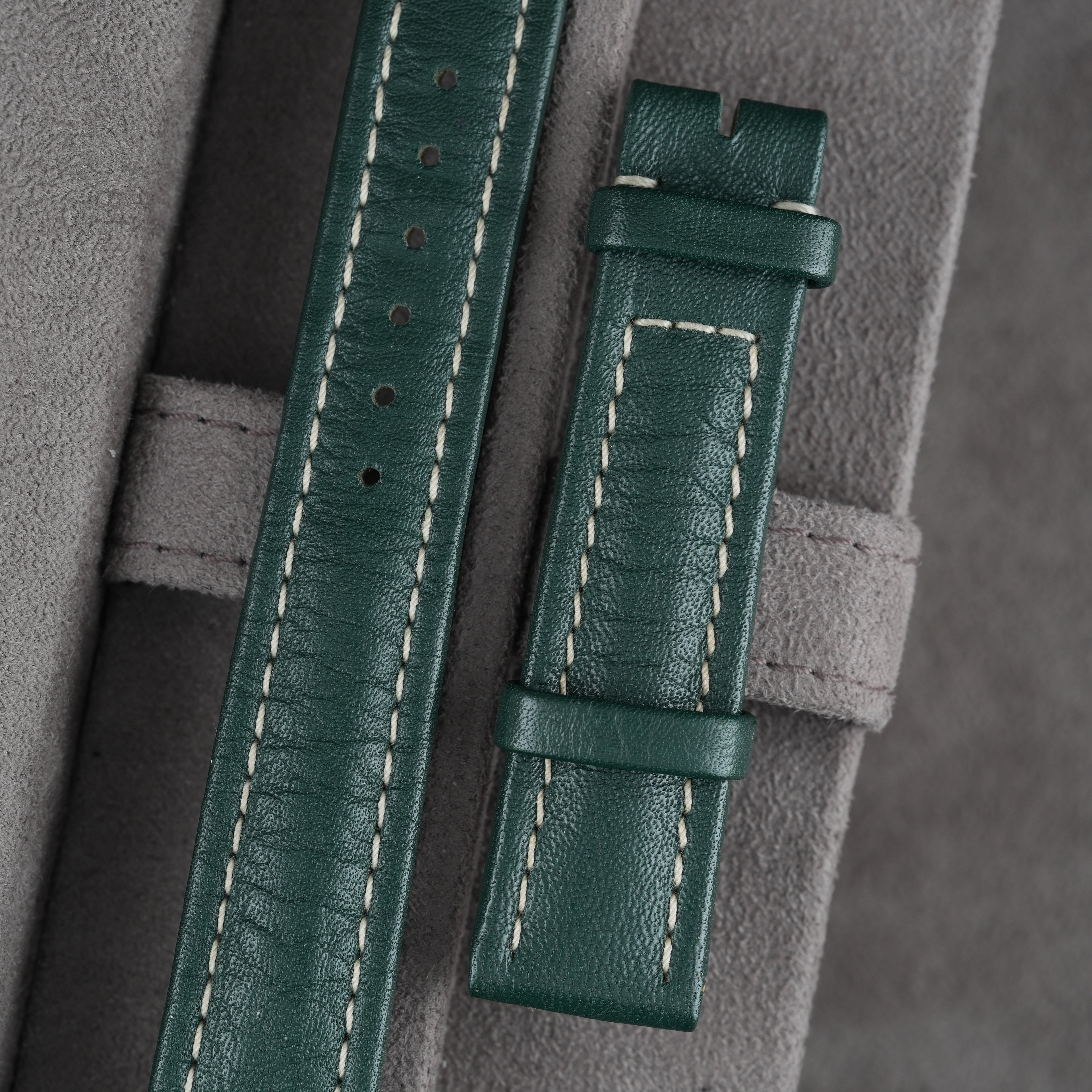 Breitling Lederarmband 18mm Grün