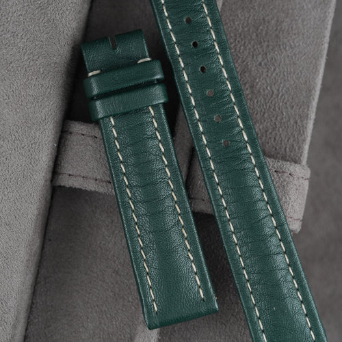 Breitling Lederarmband 18mm Grün