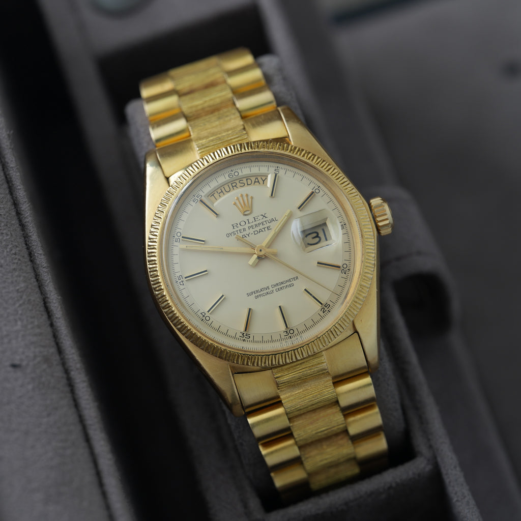 Rolex Day-Date 36 Ref. 1807 Borke 'kein Stretch / unpoliert'