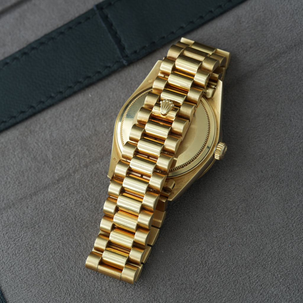 Rolex Day-Date 36 Ref. 18138 Box & Paper's 'Lemon Dial' CROWN COLLECTION