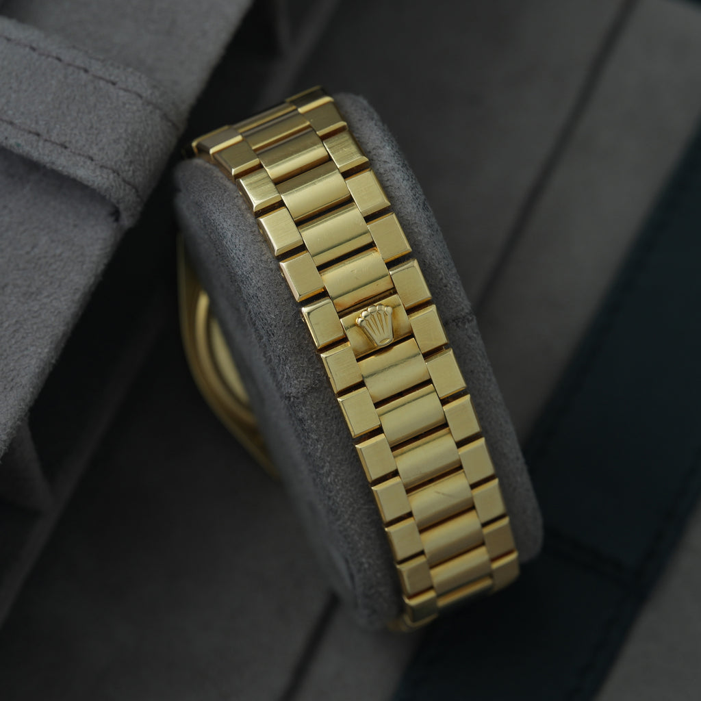 Rolex Day-Date Oysterquartz 36 Ref. 19018 'Champagner Blatt'