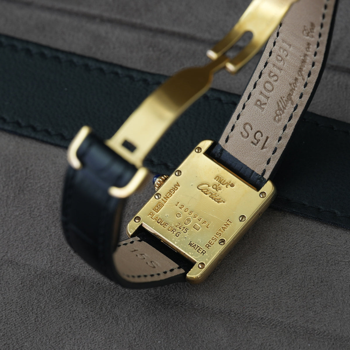 Cartier Tank Must Vermeil Ref. 2415 FULL SET 2002 'Faltschließe'