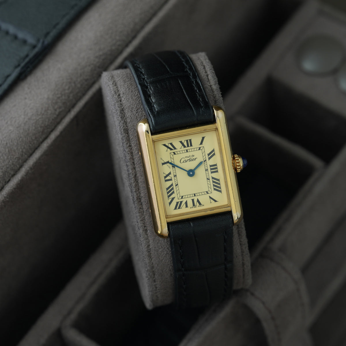 Cartier Tank Must Vermeil Ref. 2415 FULL SET 2002 'Faltschließe'