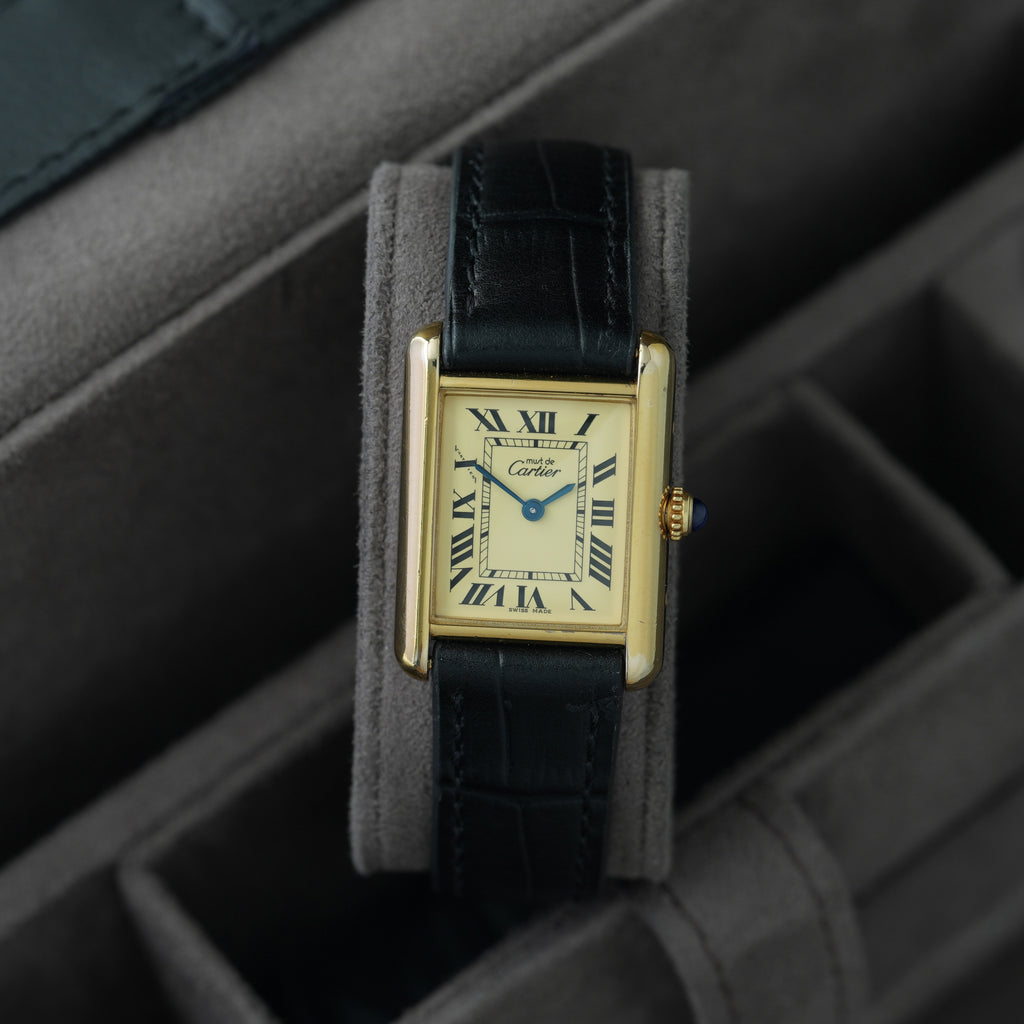 Cartier Tank Must Vermeil Ref. 2415 FULL SET 2002 'Faltschließe'