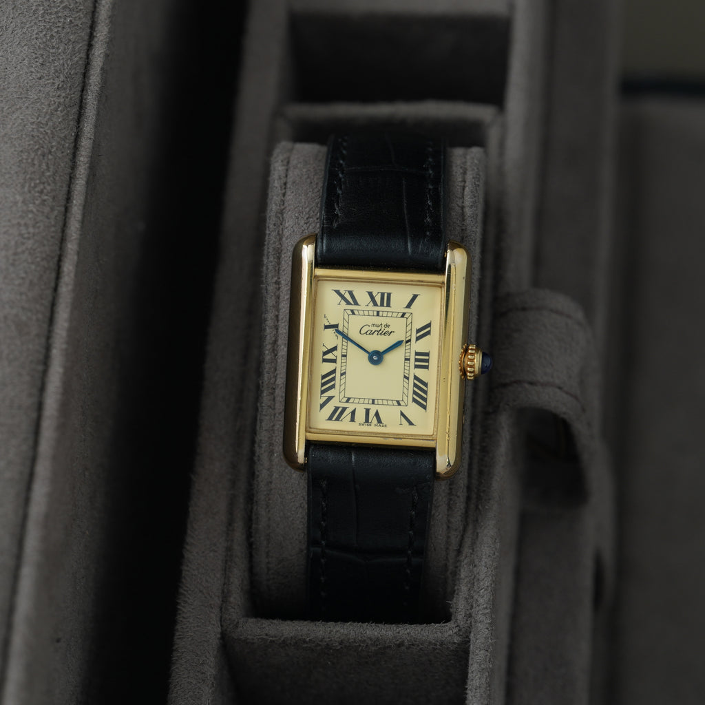 Cartier Tank Must Vermeil Ref. 2415 FULL SET 2002 'Faltschließe'