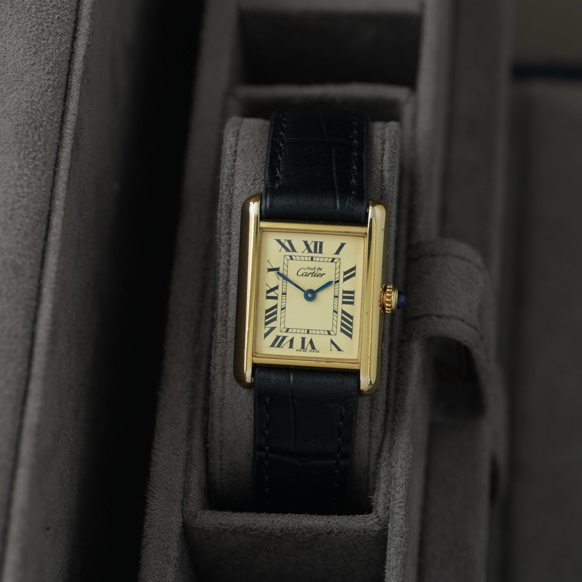 Cartier Tank Must Vermeil Ref. 2415 FULL SET 2002 'Faltschließe'