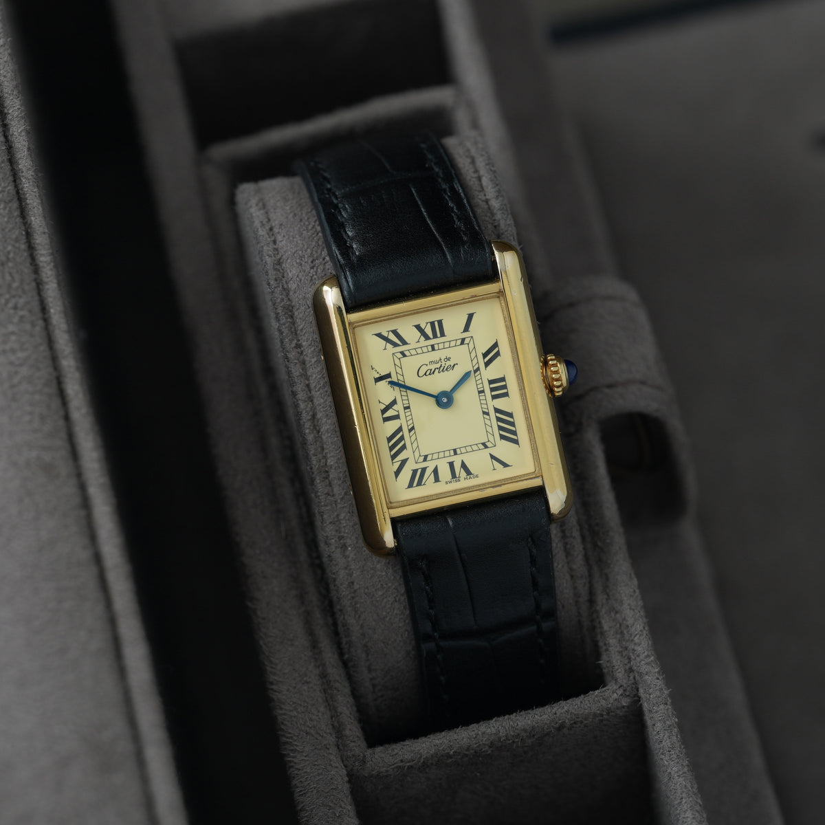 Cartier Tank Must Vermeil Ref. 2415 FULL SET 2002 'Faltschließe'