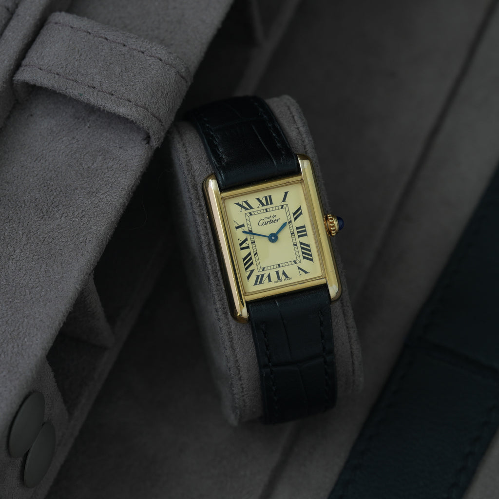 Cartier Tank Must Vermeil Ref. 2415 FULL SET 2002 'Faltschließe'