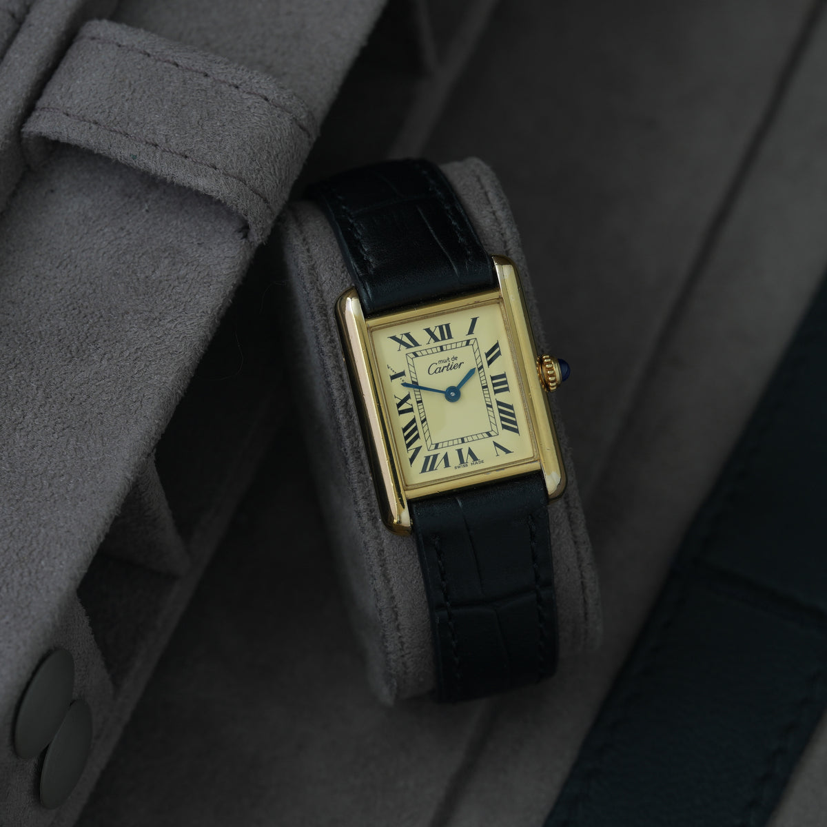 Cartier Tank Must Vermeil Ref. 2415 FULL SET 2002 'Faltschließe'