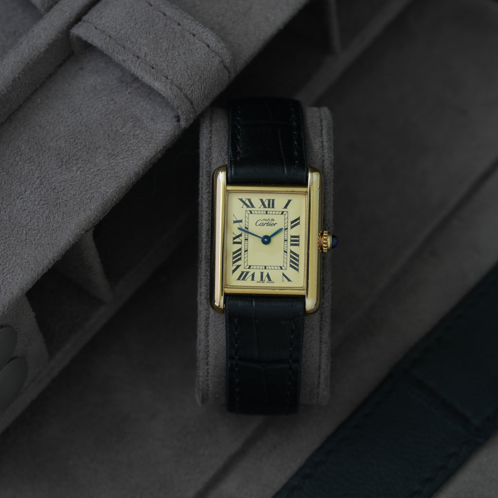 Cartier Tank Must Vermeil Ref. 2415 FULL SET 2002 'Faltschließe'