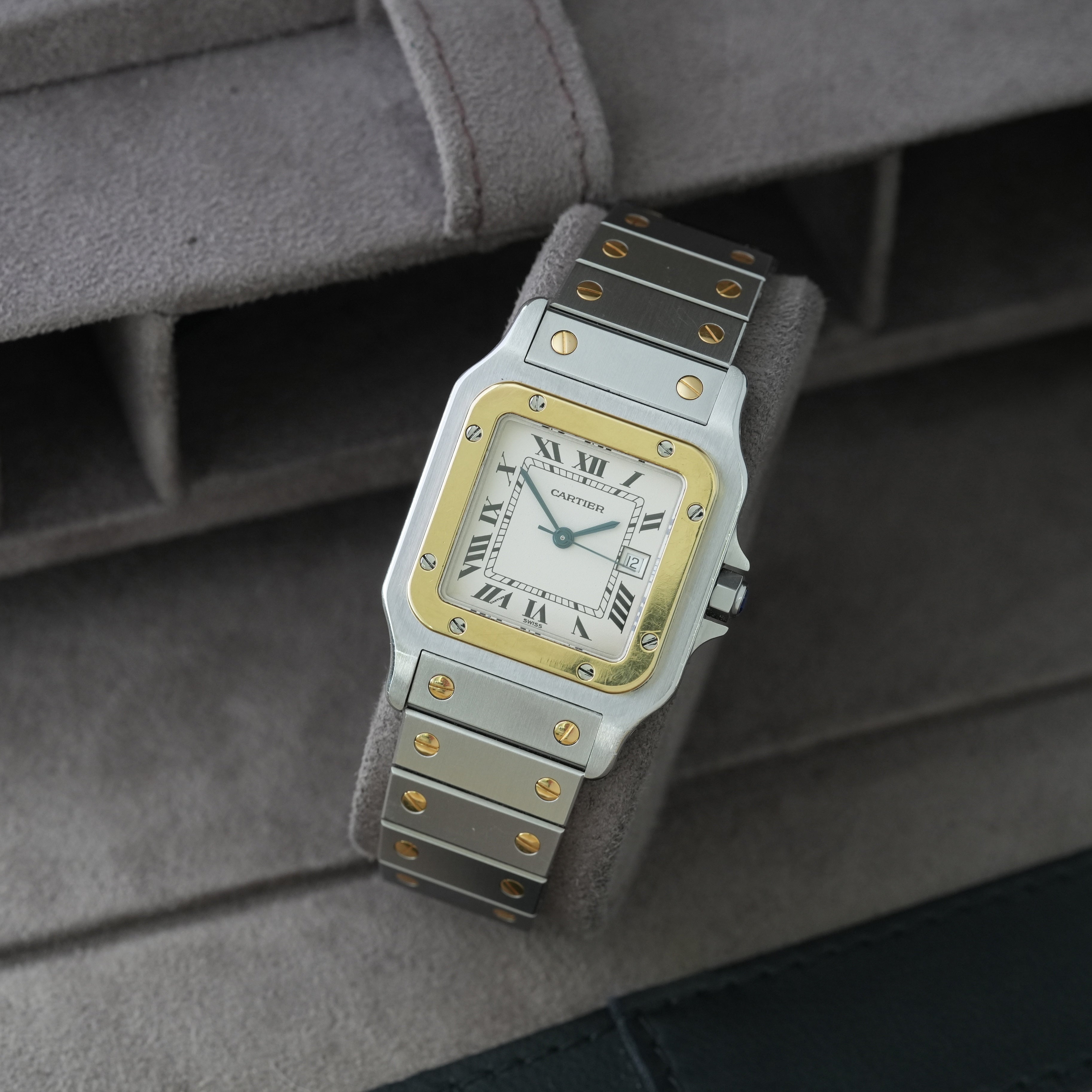 Cartier Santos Carree Ref. 2961 'Box & Papiere' *Perfekt*