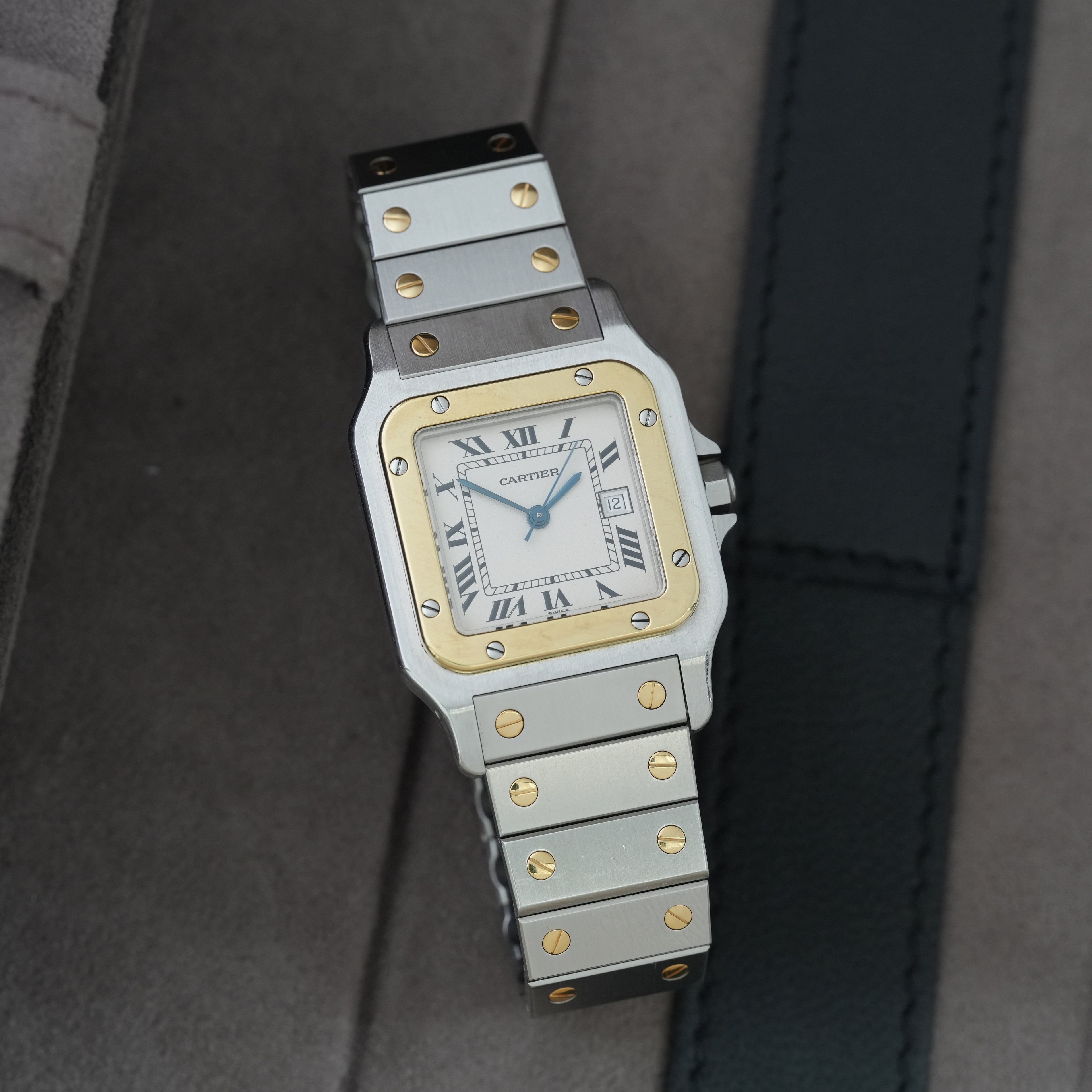 Cartier Santos Carree Ref. 2961 'Box & Papiere' *Perfekt*