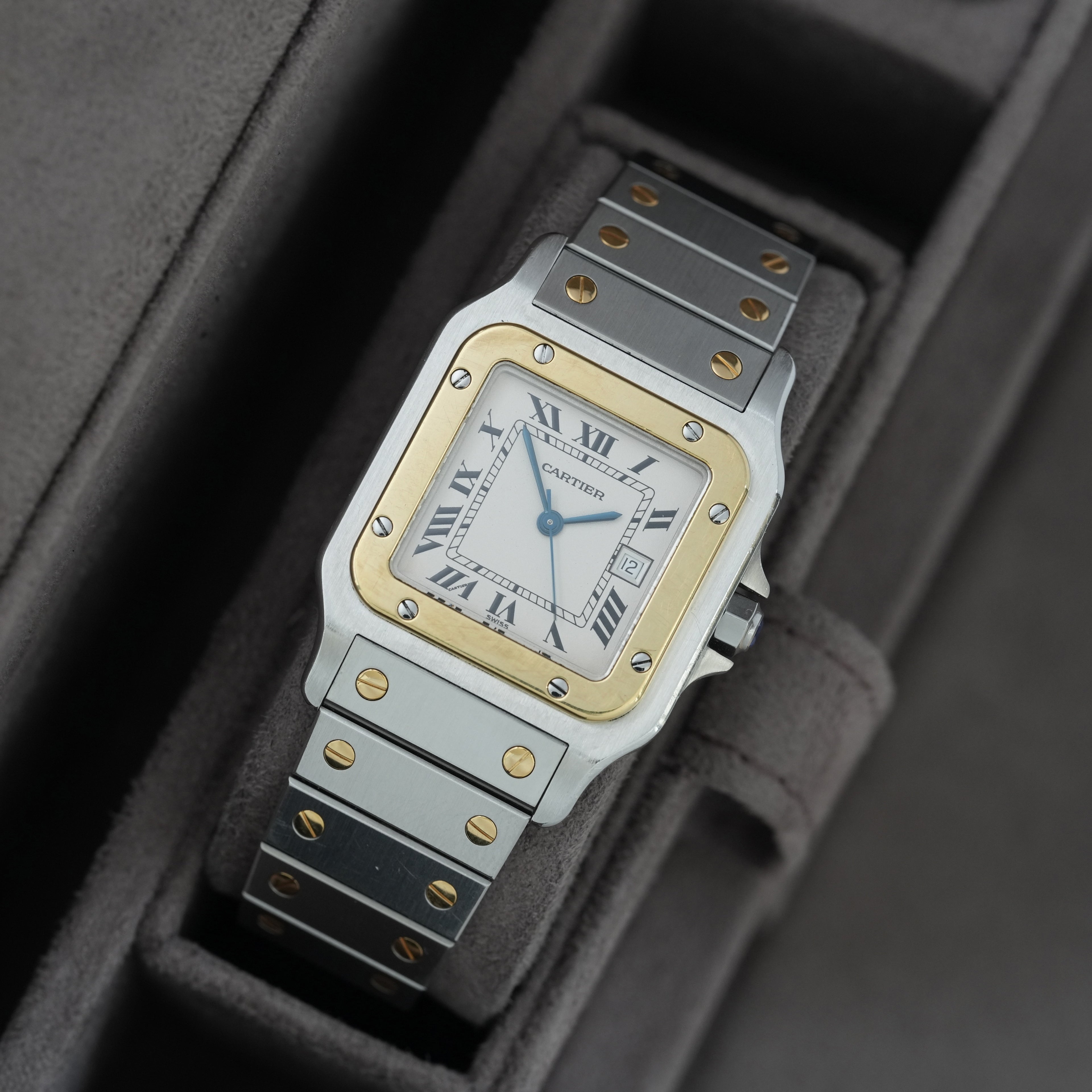 Cartier Santos Carree Ref. 2961 'Box & Papiere' *Perfekt*