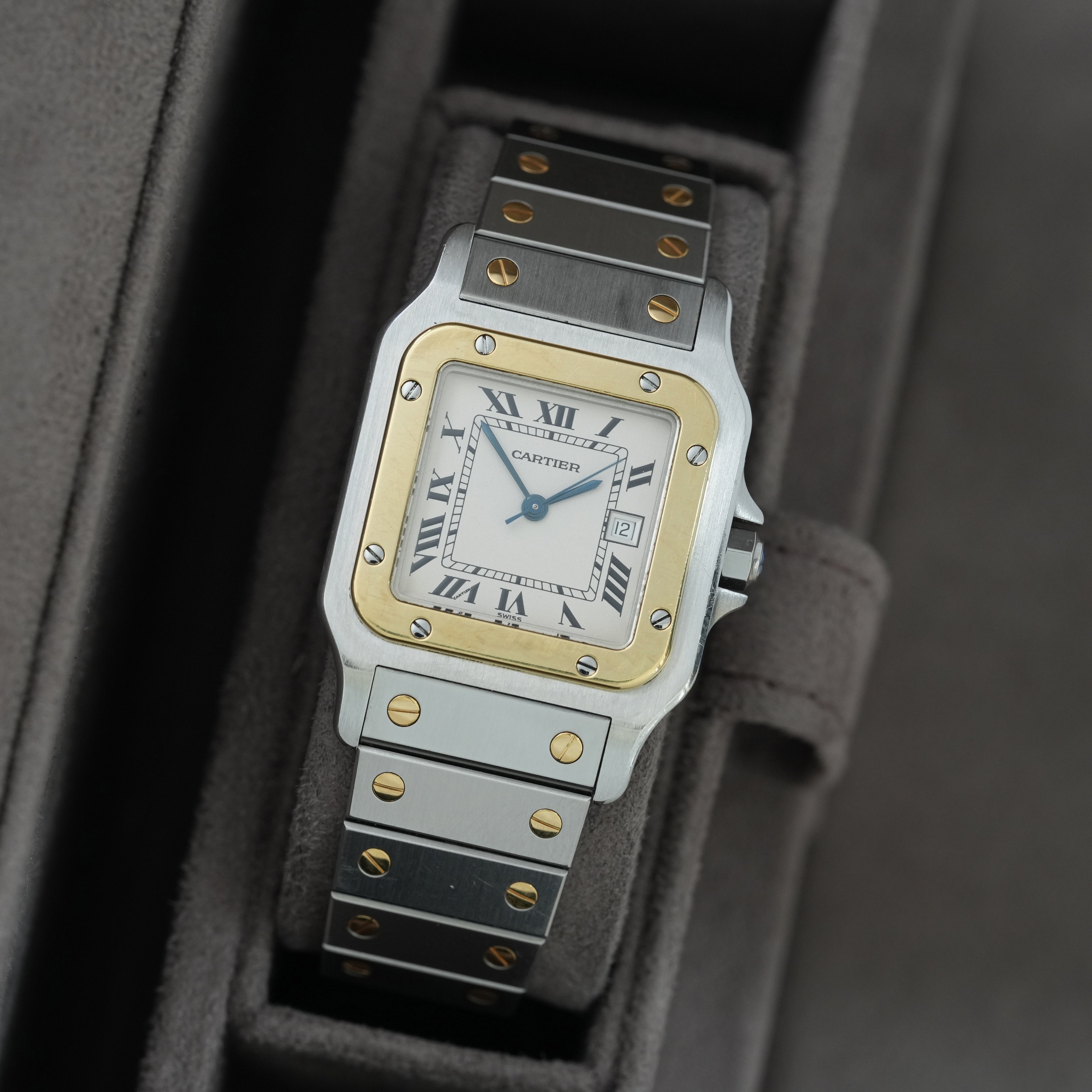 Cartier Santos Carree Ref. 2961 'Box & Papiere' *Perfekt*