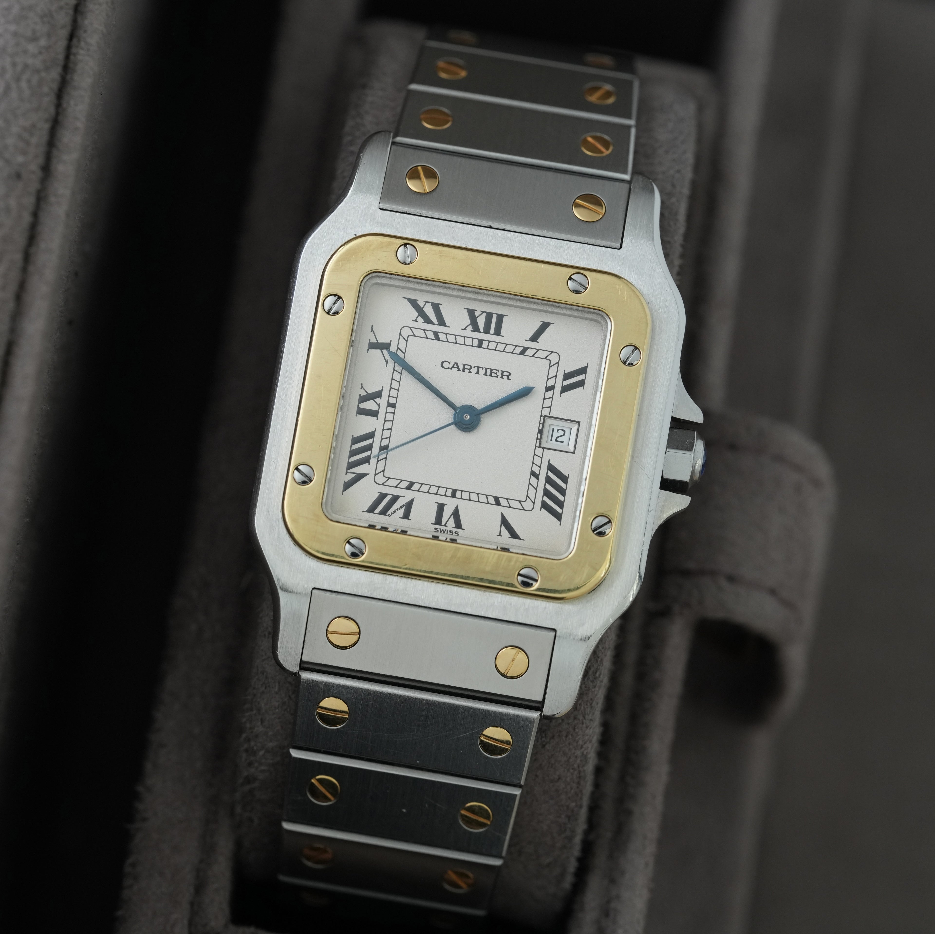 Cartier Santos Carree Ref. 2961 'Box & Papiere' *Perfekt*