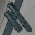 Chronoswiss Lederarmband NOS 20/18mm Schwarz Krokodil