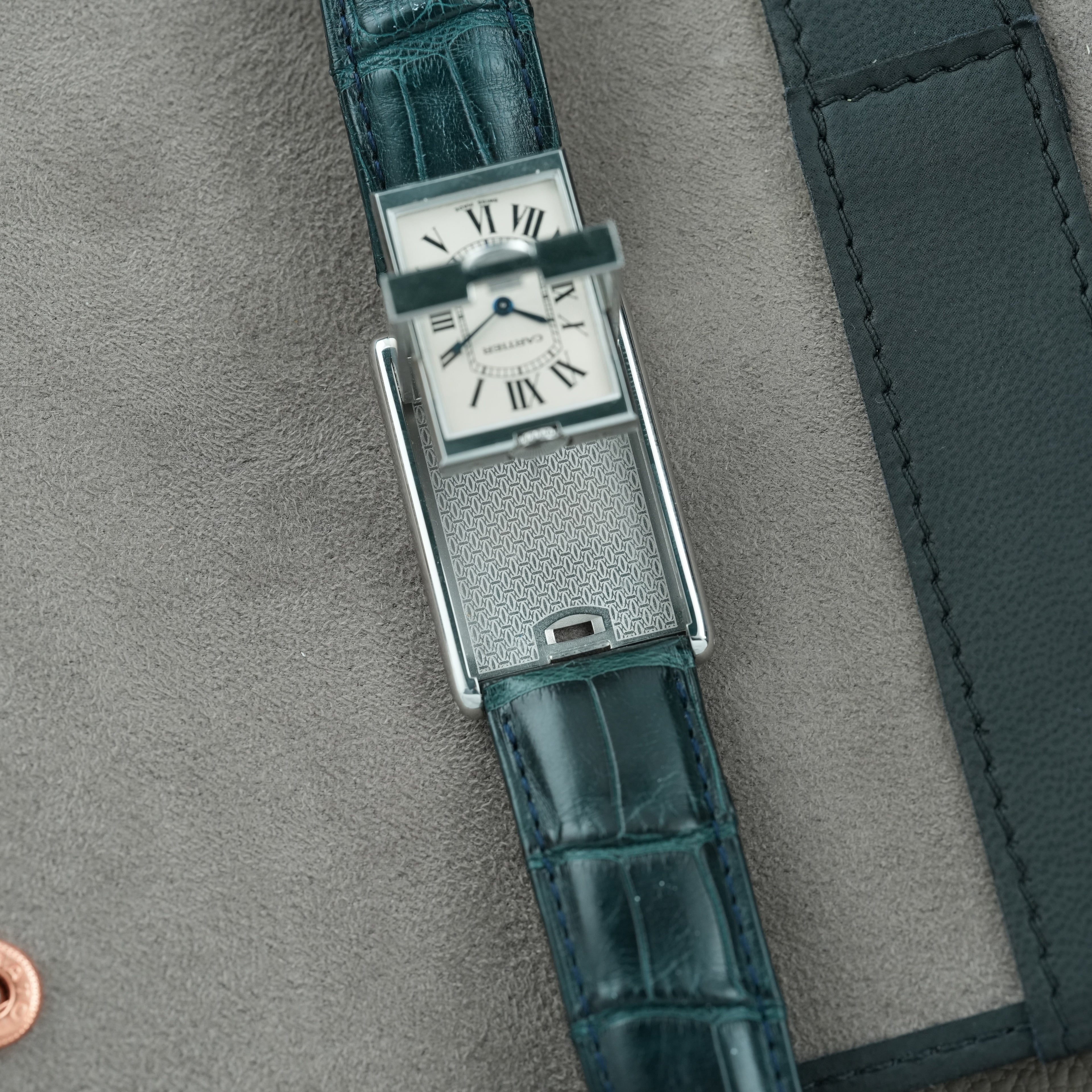 Cartier Tank Basculante Mécanique Ref. 2390 Full Set 2000