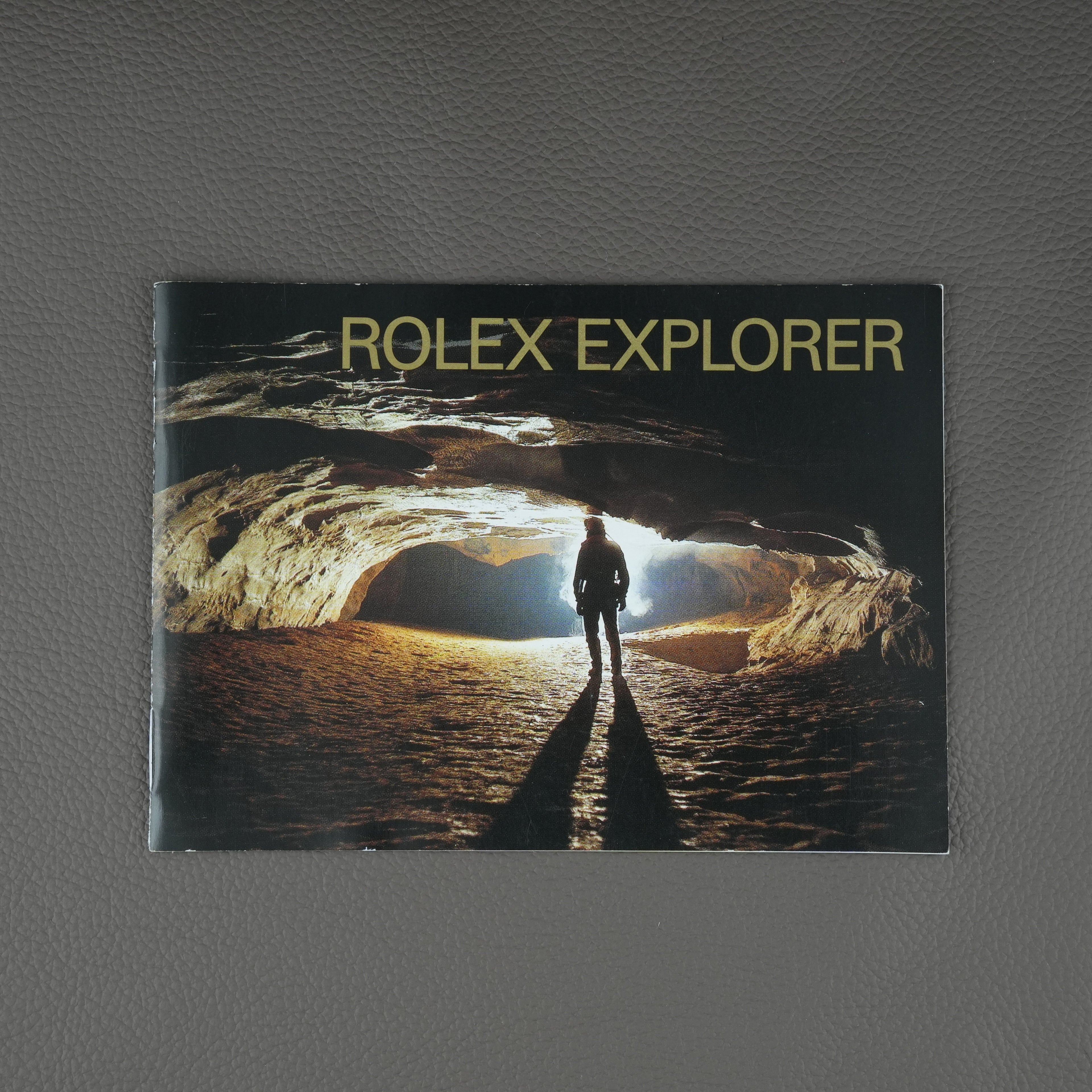 Rolex Explorer Booklet/Manual 90s/00s 14270/114270/16570