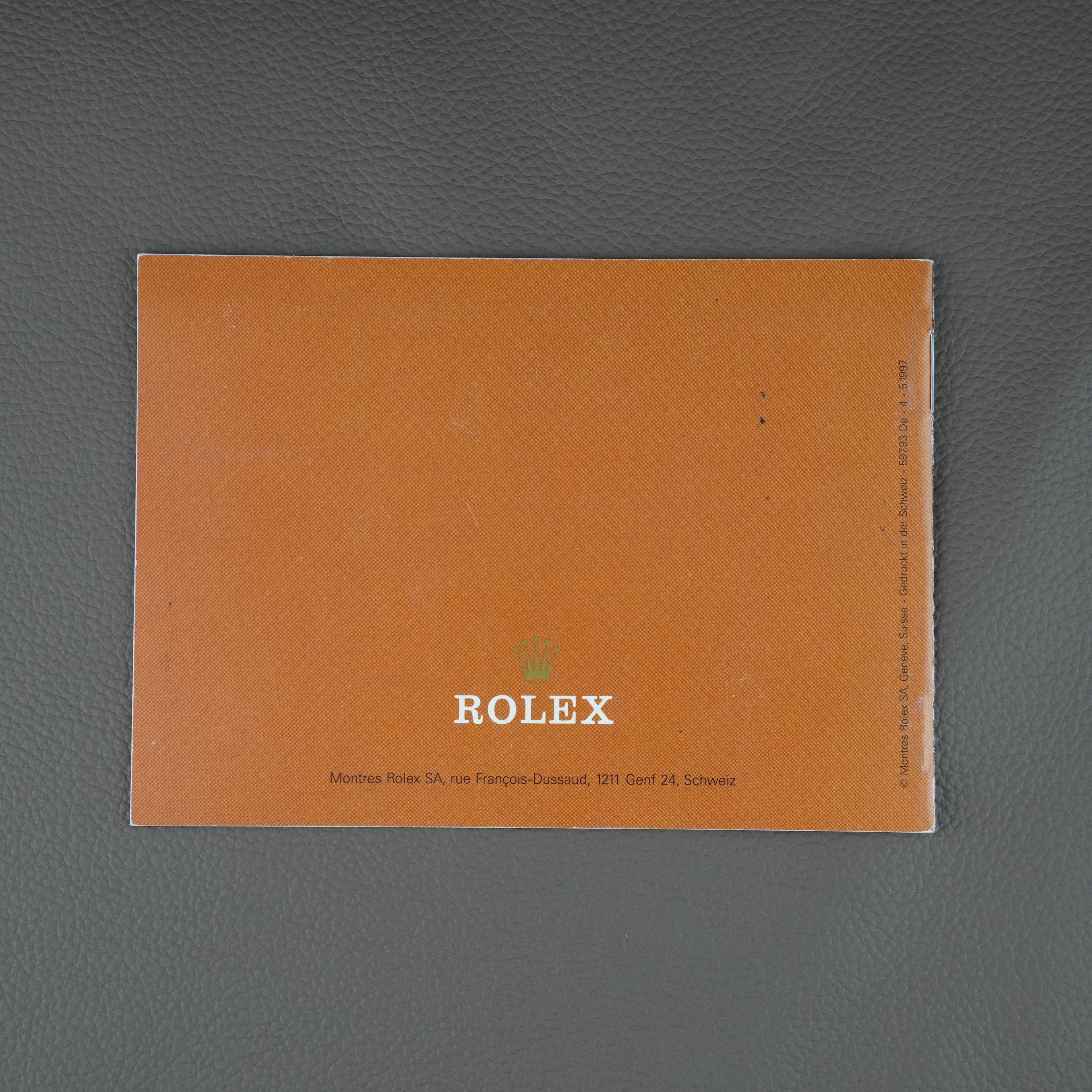 Rolex Explorer Booklet/Manual 90s/00s 14270/114270/16570