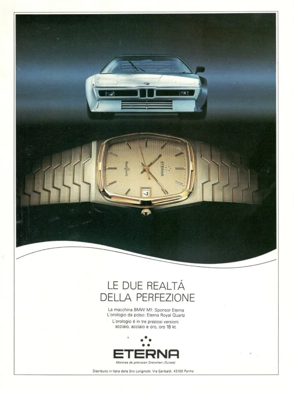 Eterna Royal Quartz Ultra Thin Ref. 156.4248.43 'BMW M1'