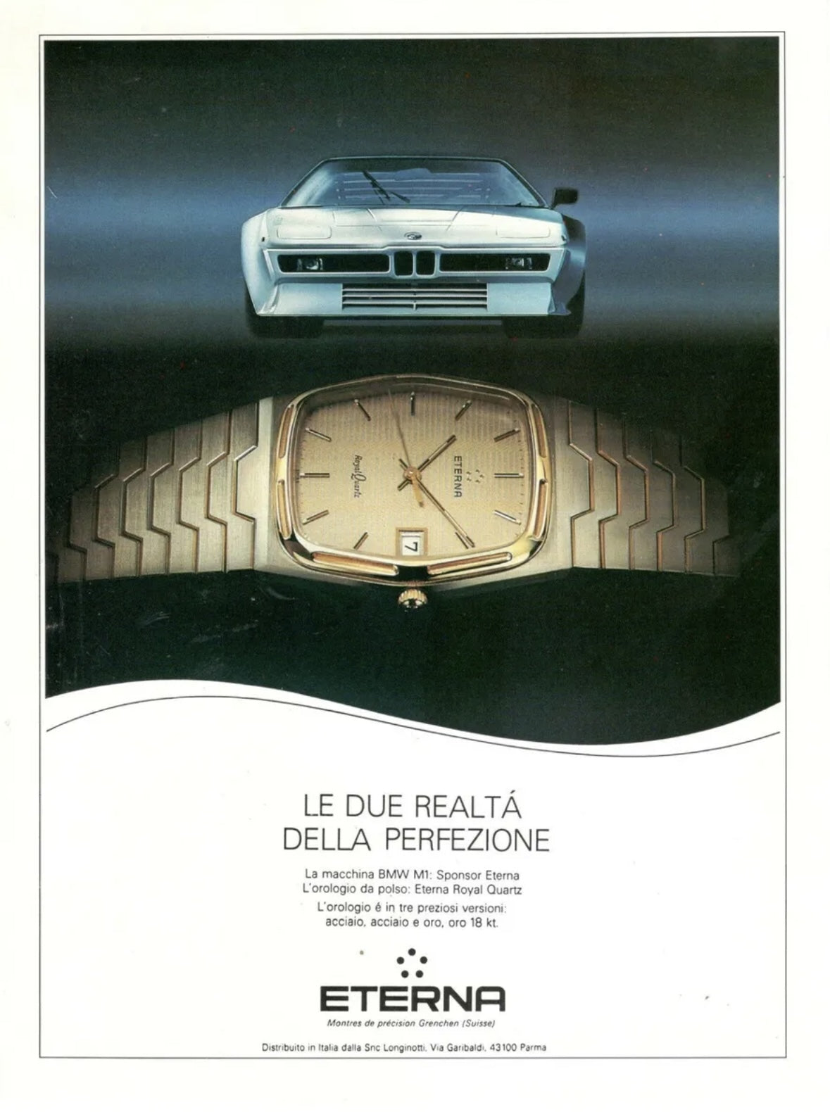 Eterna Royal Quartz Ultra Thin Ref. 156.4248.43 'BMW M1'