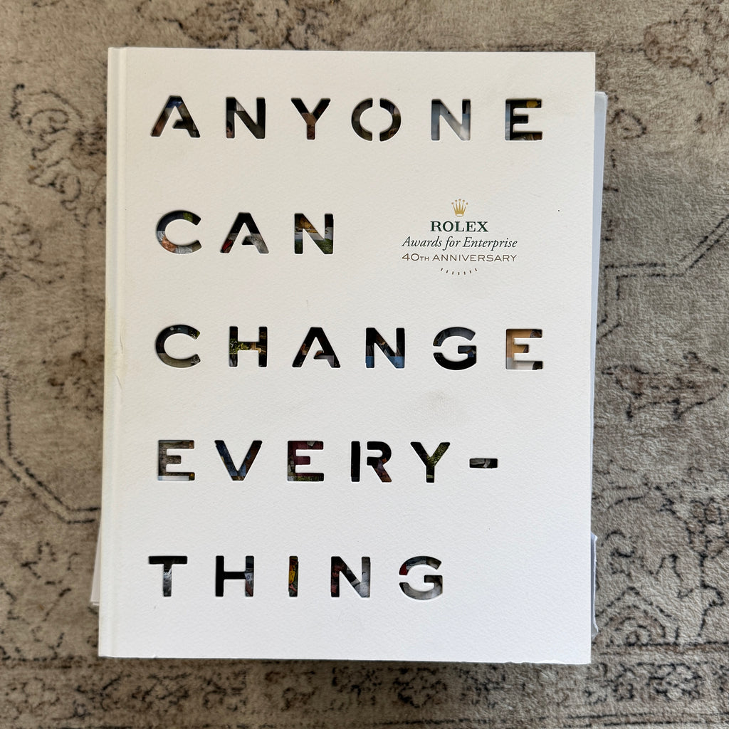 Rolex Buch ANYONE CAN CHANGE EVERYTHING 'English 214 Seiten 'Tablebook'