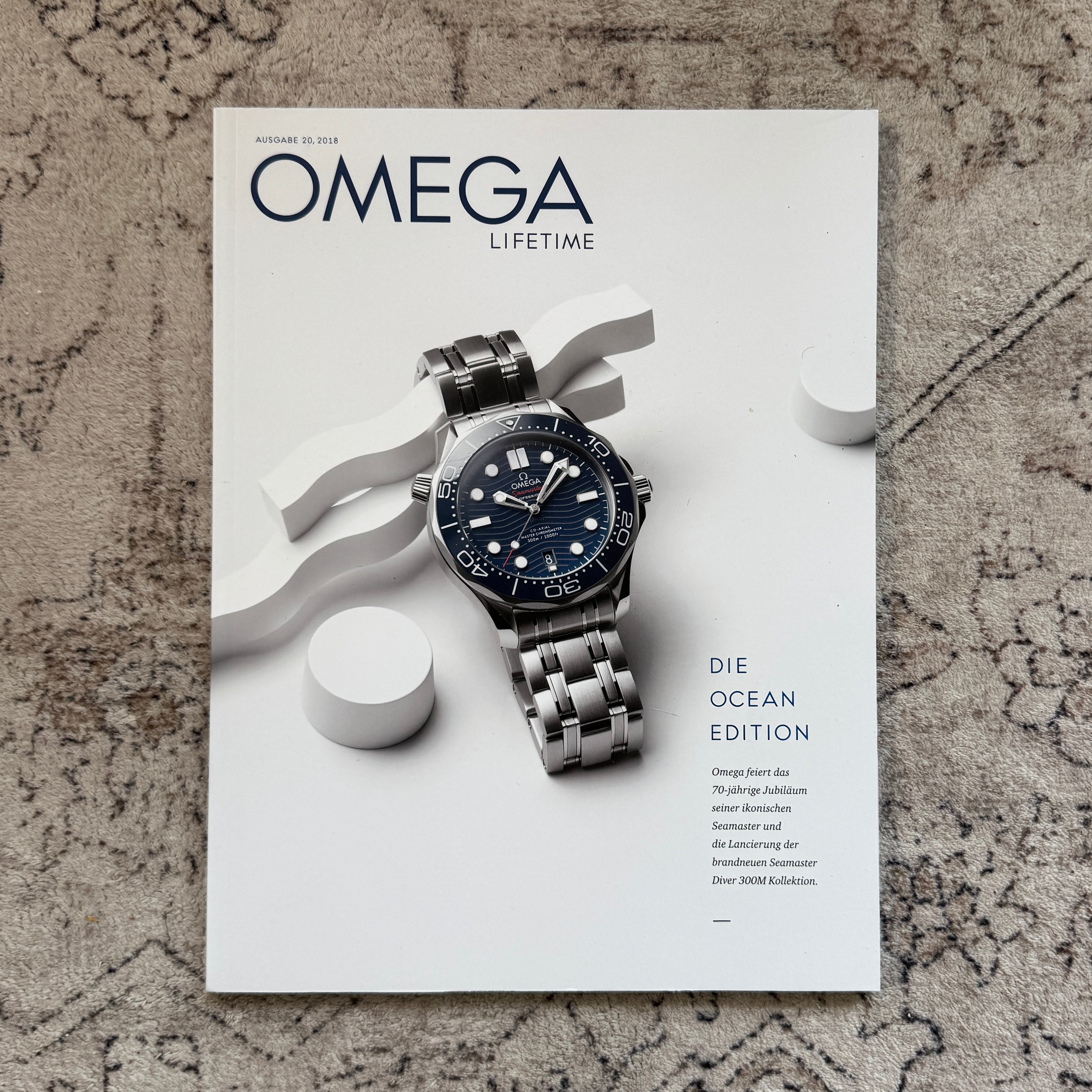 Omega Lifetime Magazin "Tablebook" Ausgabe 20, 2018