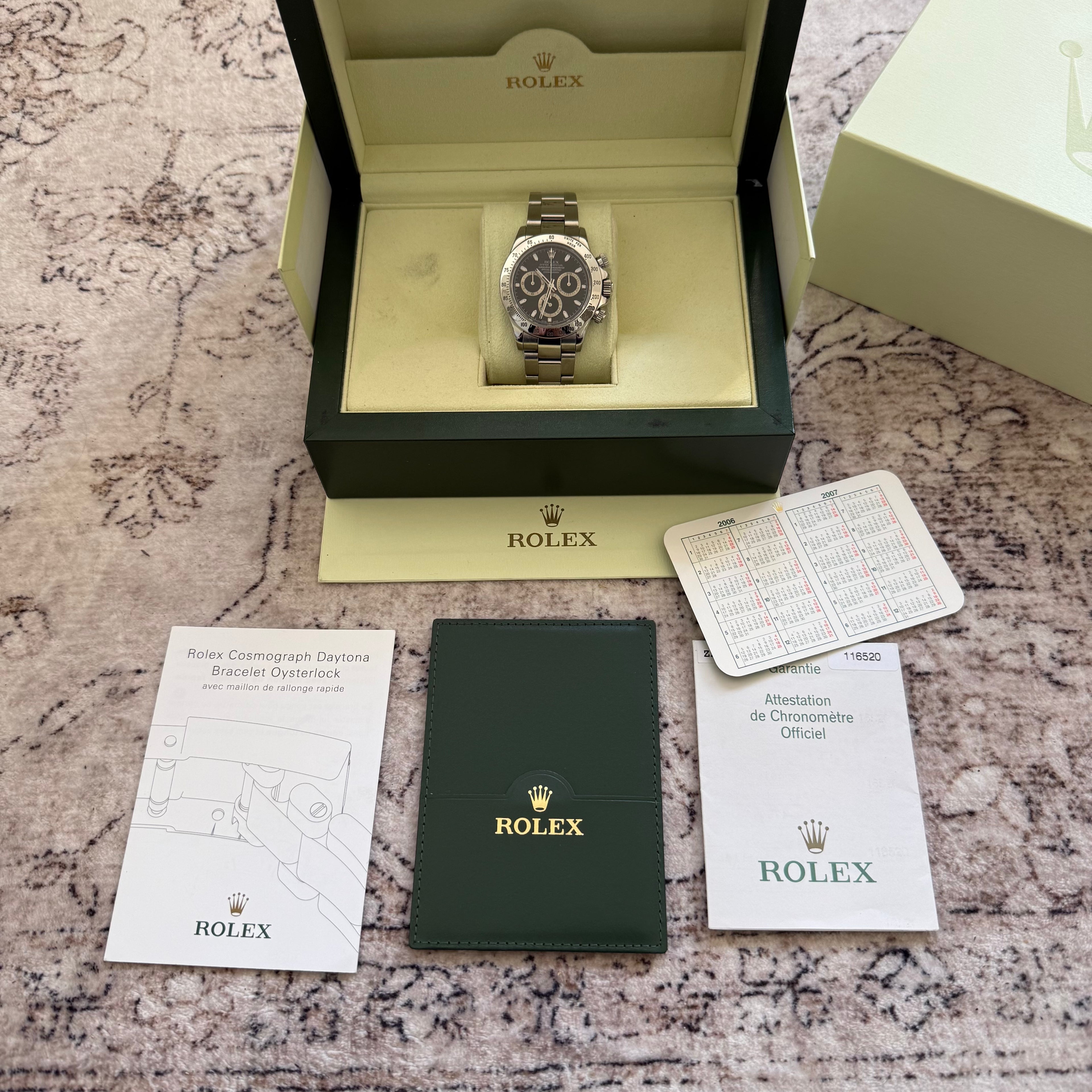 Rolex Daytona Ref. 116520 Full Set 2007