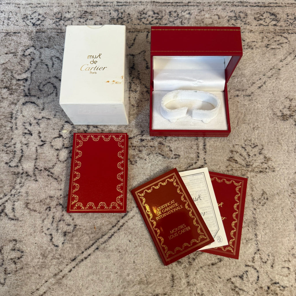 Cartier Tank Vermeil Ref. 5057001 'Full Set' Faltschließe