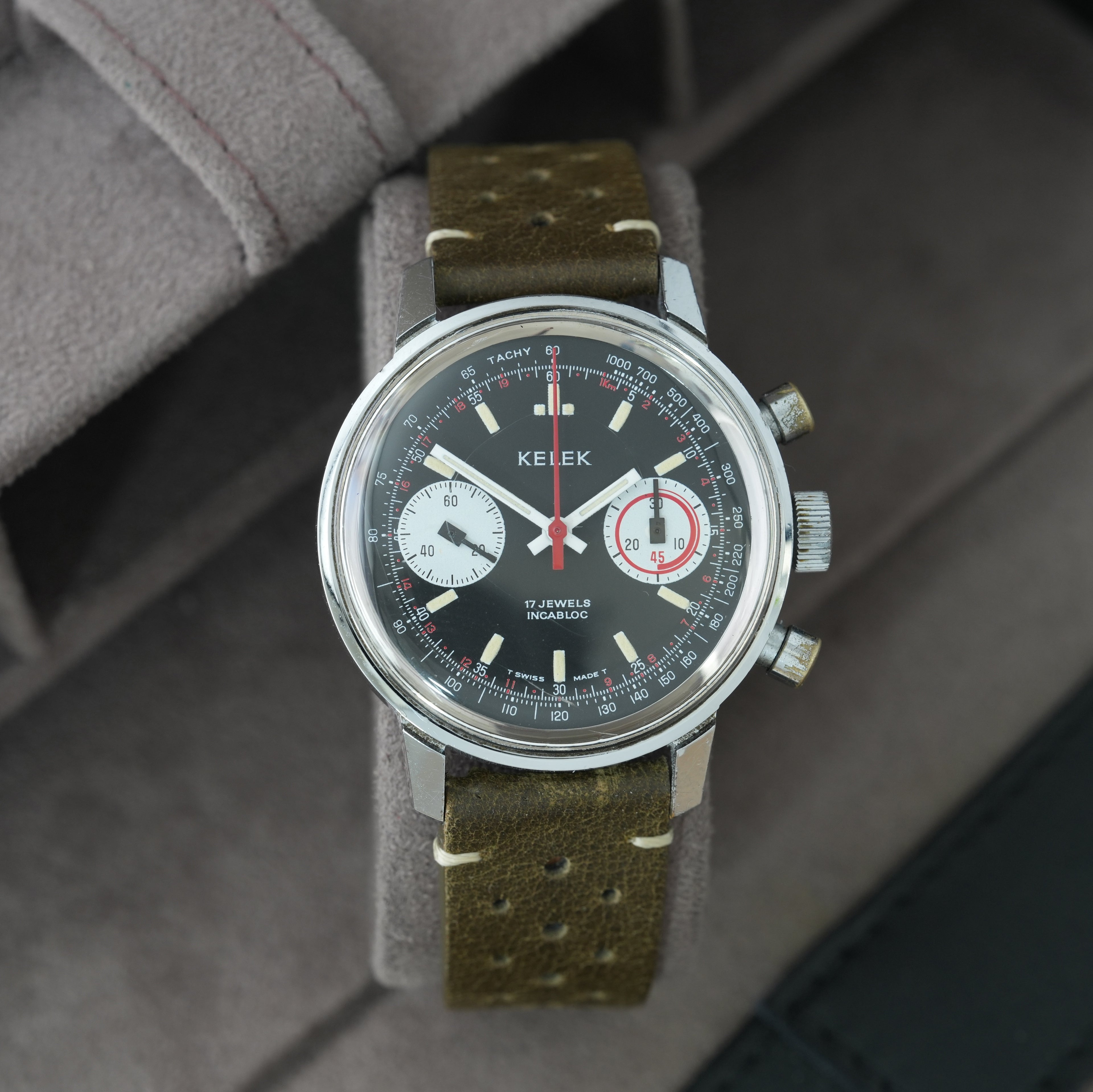 Kelek Chronograph 37mm Valjoux 7733