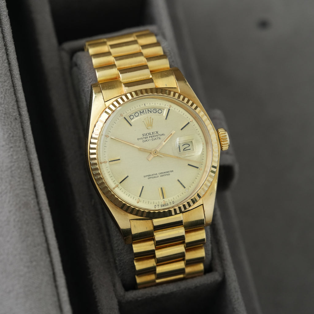 Rolex Day-Date 36 Ref.1803/8 'Full Set' 1974 'Sigma Linen Dial'