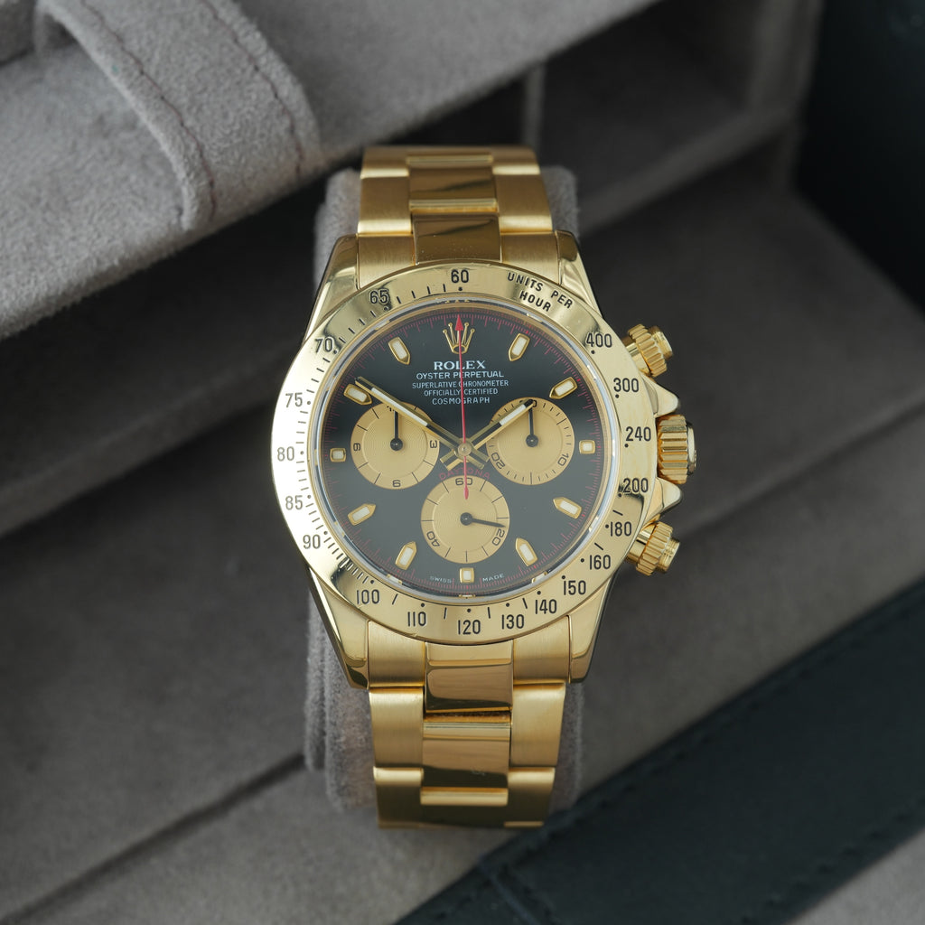 Rolex Daytona Ref. 116528 18k Gold 'Paul Newman'