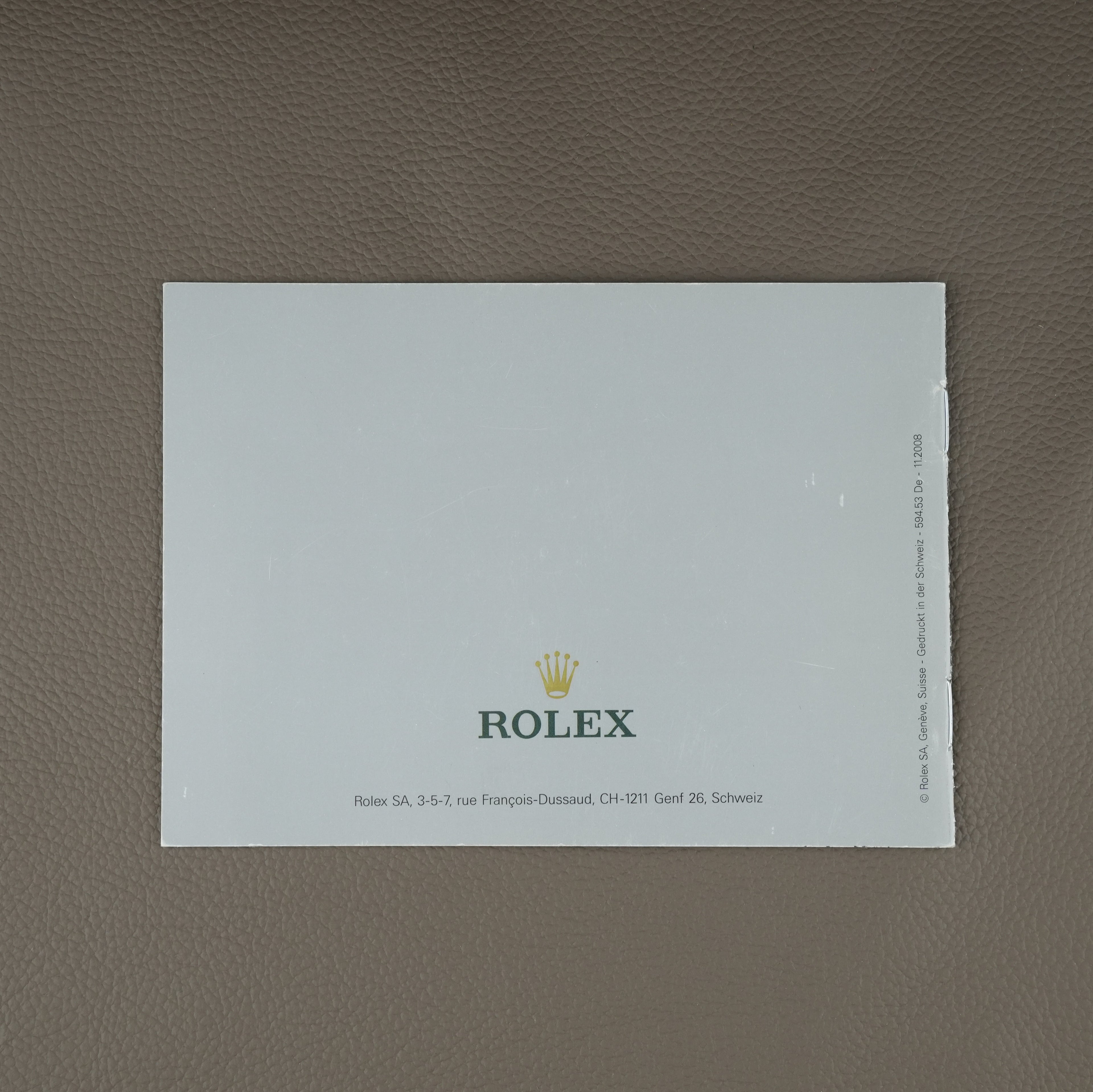 Rolex Submariner/ Sea-Dweller booklet/manual 80s/90s/00s