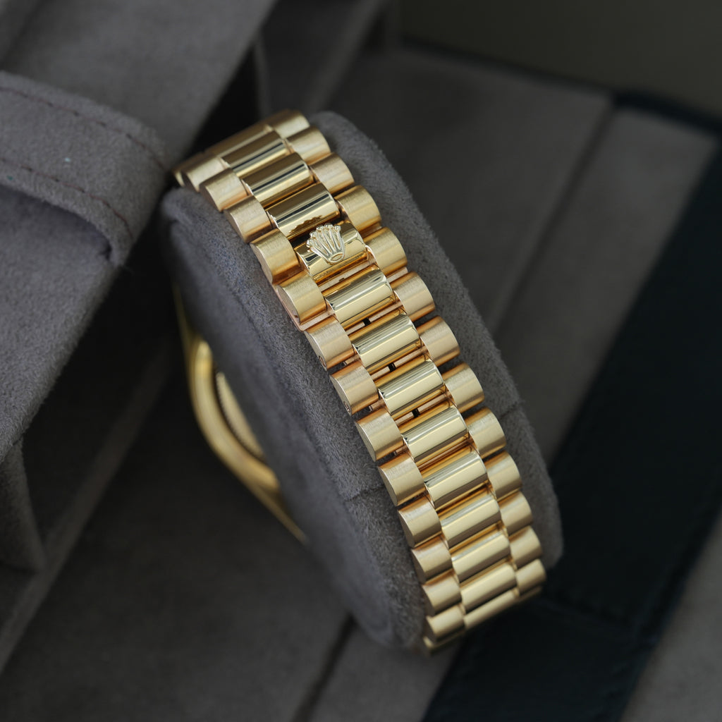 Rolex Day-Date Ref. 18238 'Grün Vignette-Degrade' Box & Papiere