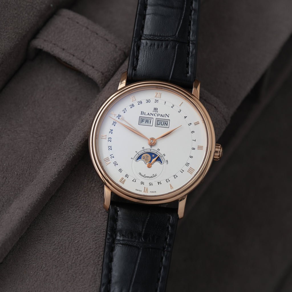 Blancpain Villeret 38mm 18k Rosé Gold 'Box & Booklet'