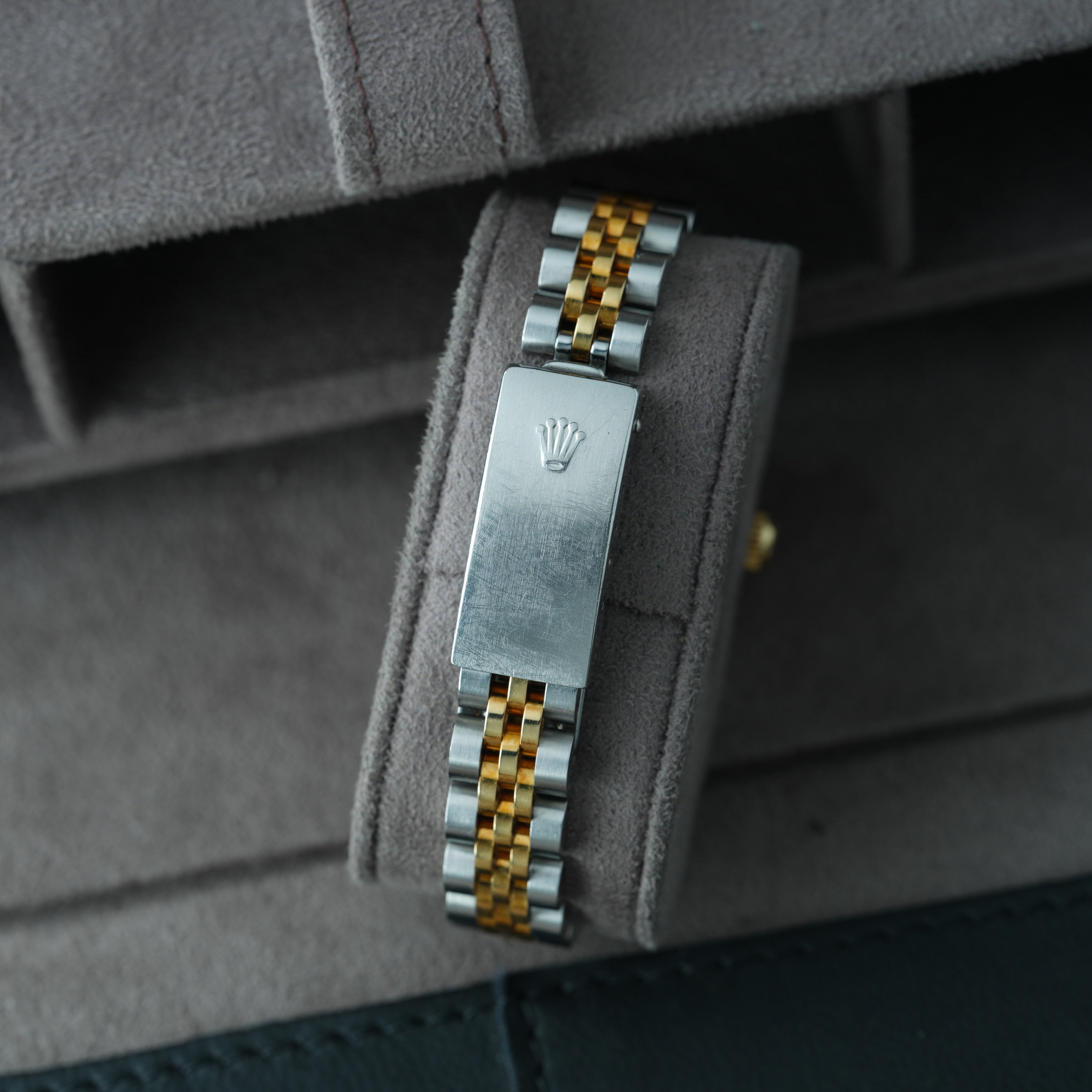 Rolex Lady-Datejust 26mm Ref. 69173 'Blau Vignette' Box & Papiere