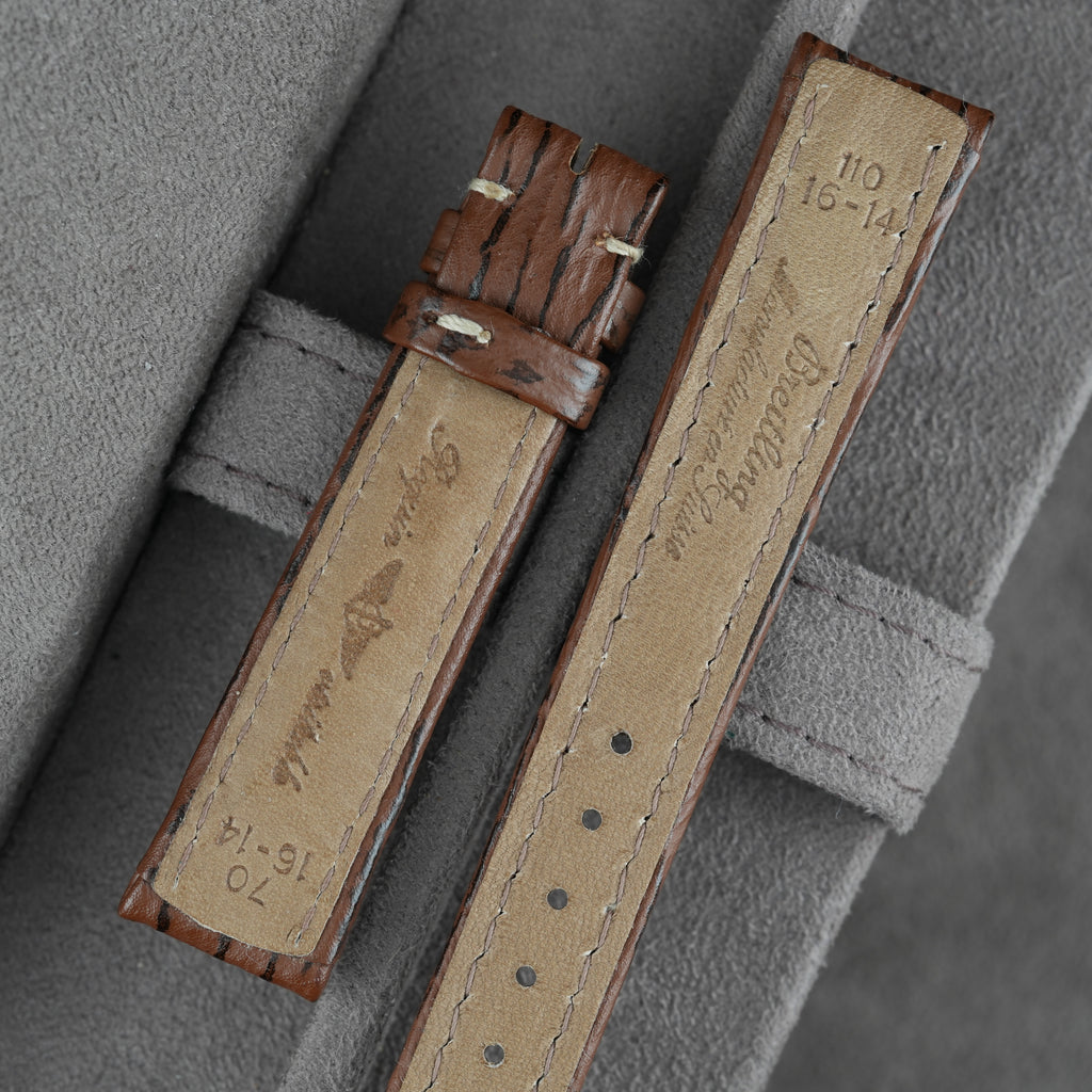 Breitling Lederarmband 16mm Braun