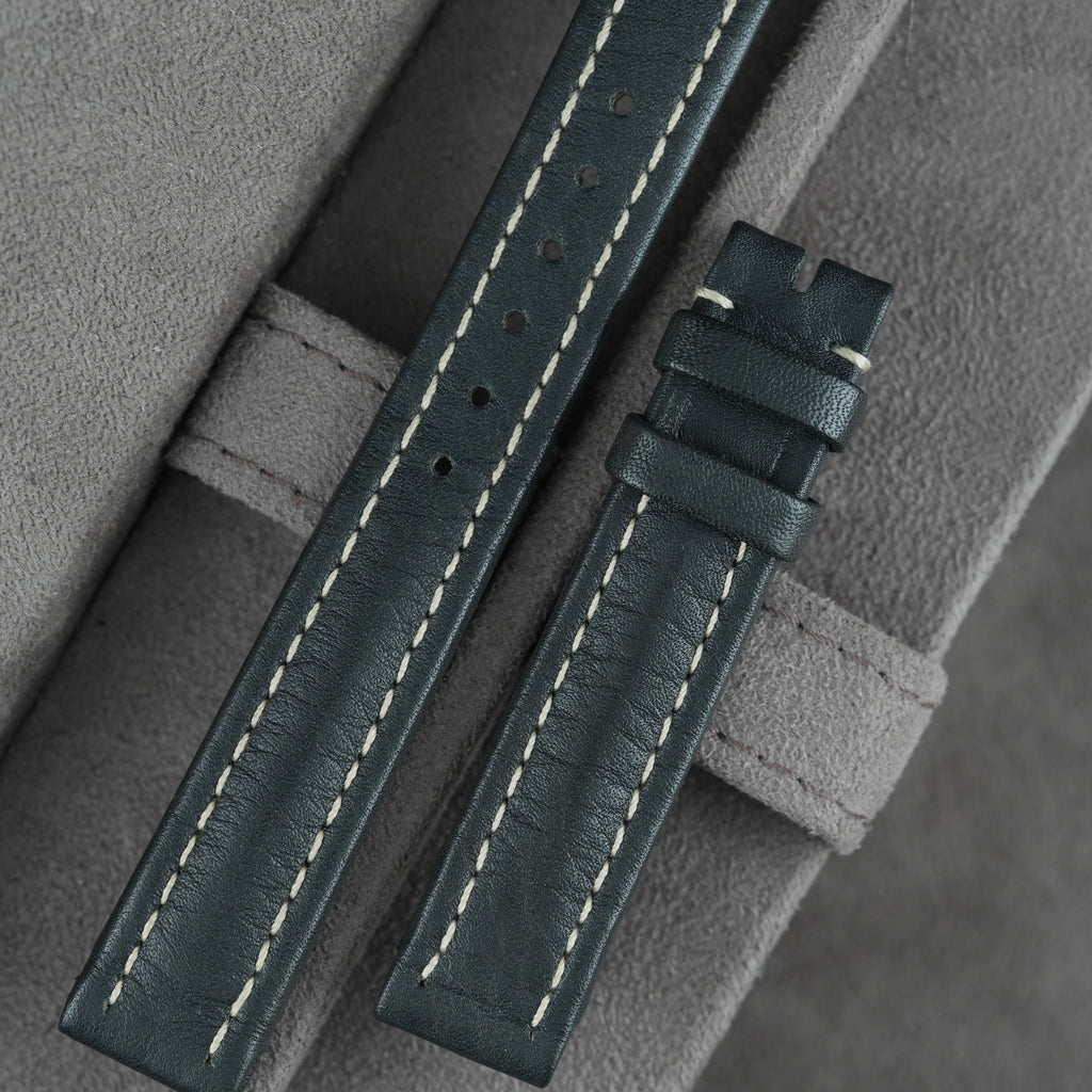 Breitling Lederarmband 15mm Schwarz