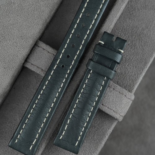 Breitling Lederarmband 15mm Schwarz