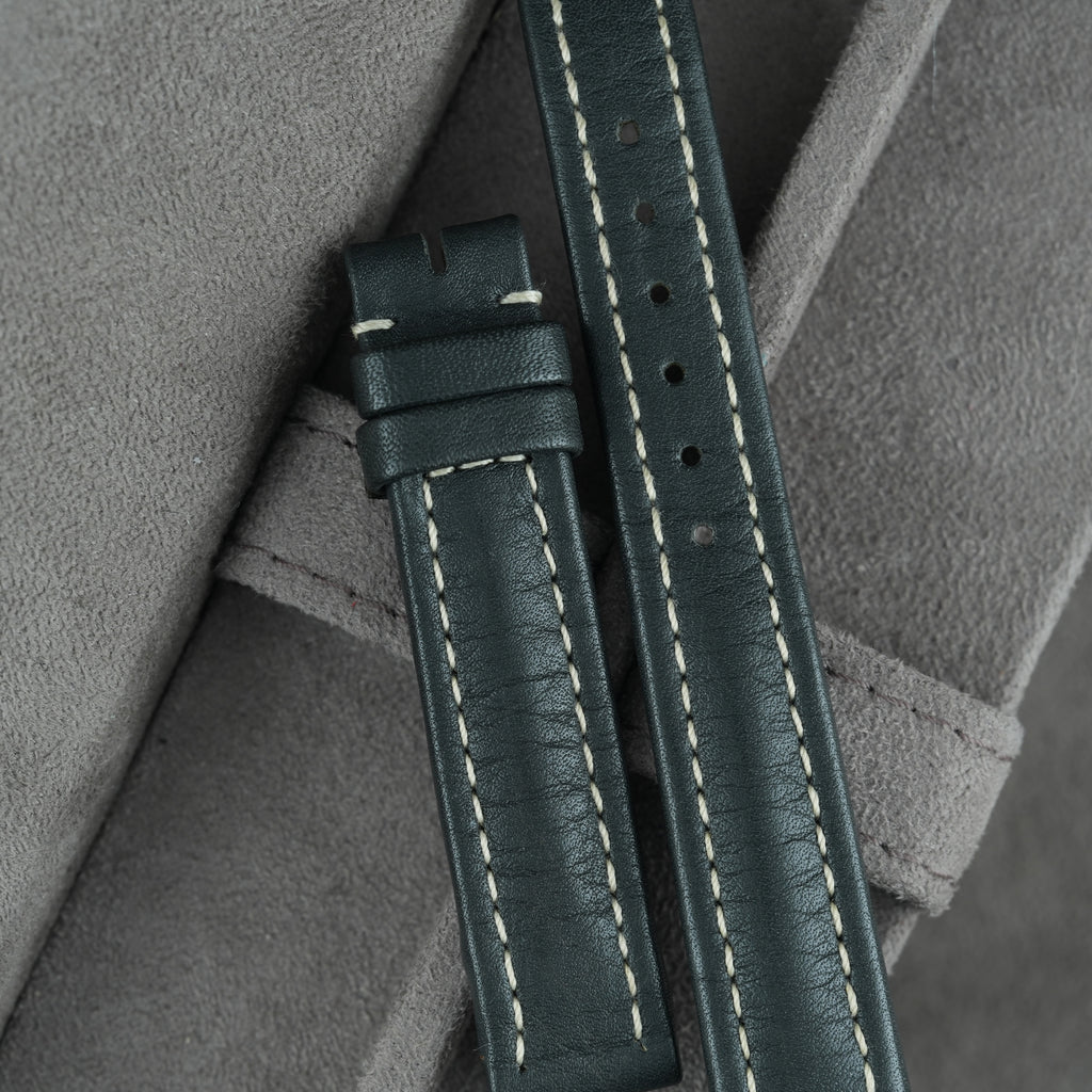 Breitling Lederarmband 15mm Schwarz