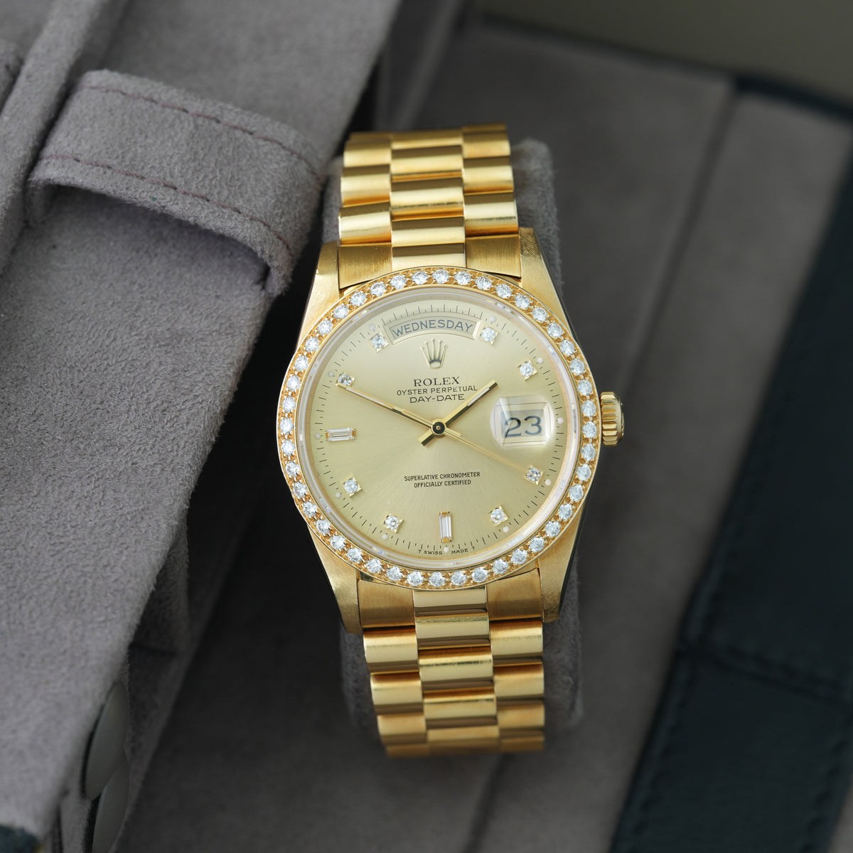 Rolex Day-Date 36 Ref. 18348 'Factory Diamond'