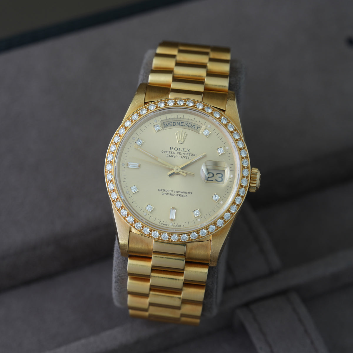 Rolex Day-Date 36 Ref. 18348 'Factory Diamond'
